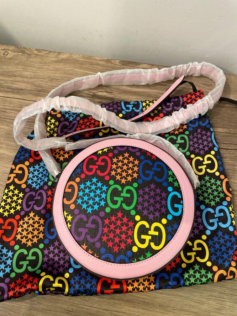 Gucci GG Psychedelic Round Shoulder Bag Women s Fashion Bags