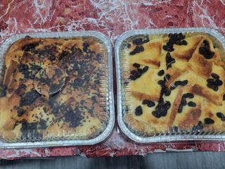 Halal Bread And Butter Pudding Chocolate Chip Rice And Raisins Toppings Food Drinks Homemade Bakes On Carousell