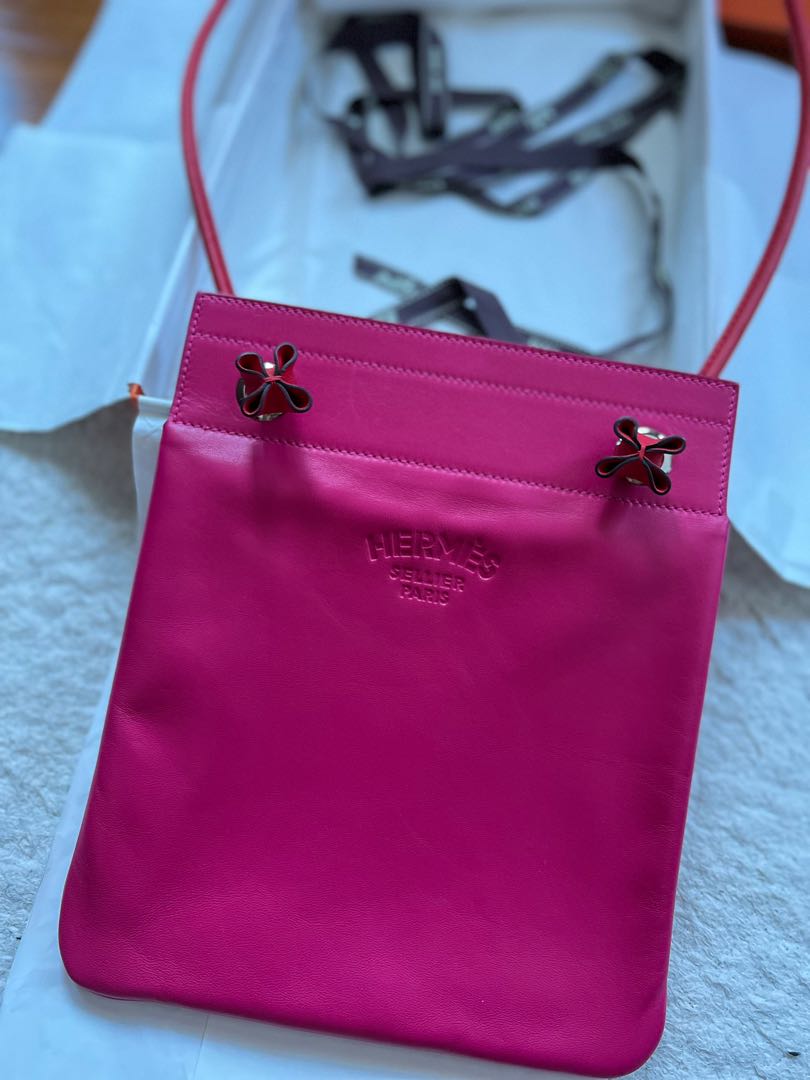 HERMES Aline Mini Shoulder Crossbody Bag Veau Swift Pink Y:2020  2200315166011