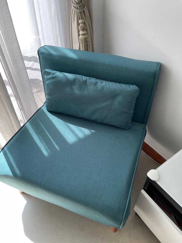 Hipvan Noel Sofa Bed Teal, Furniture & Home Living, Furniture, Sofas