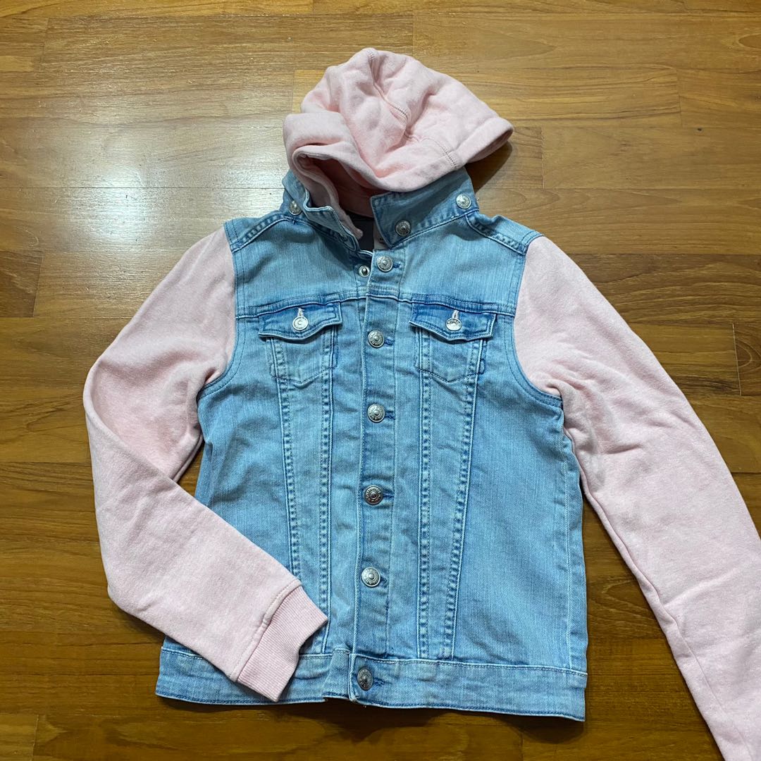 H&M Kids' Denim Jacket, Babies & Kids, Babies & Kids Fashion on Carousell