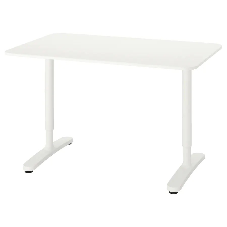 IKEA BEKANT Height adjustable Desk, white 120x80 cm, Furniture & Home