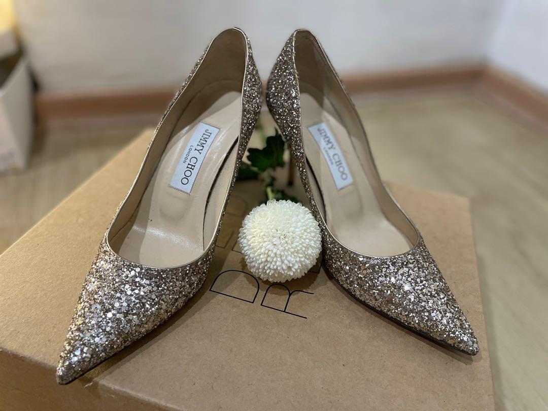 Jimmy choo sparkly wedding shoes outlet