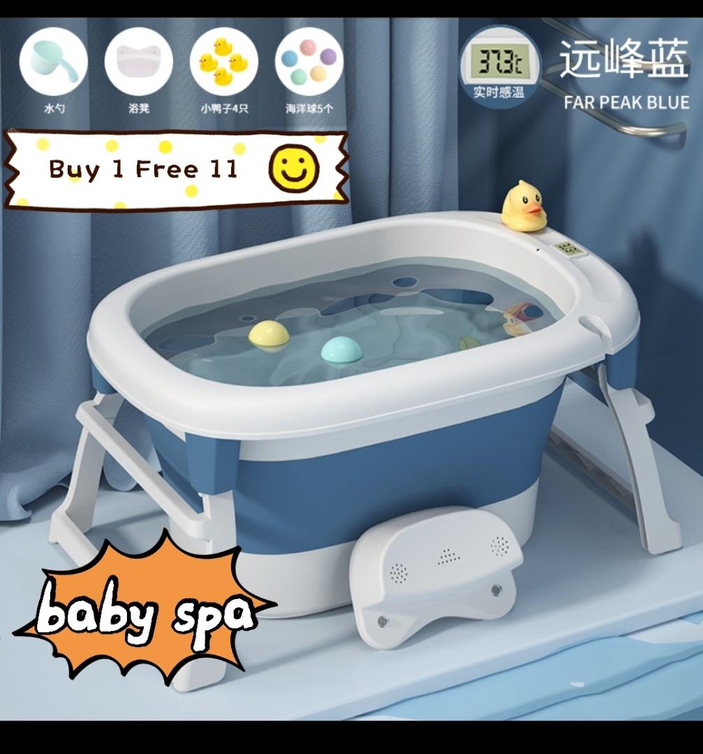 Large Baby Spa Bath Tub Newborn to 8 years old Bathtub Home Swim