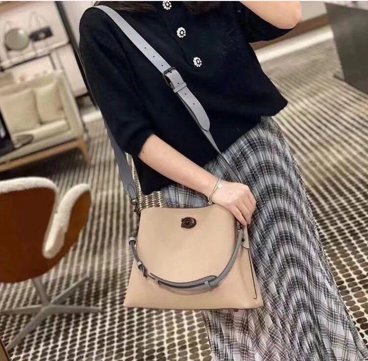 Coach Leather Willow Bucket Bag
