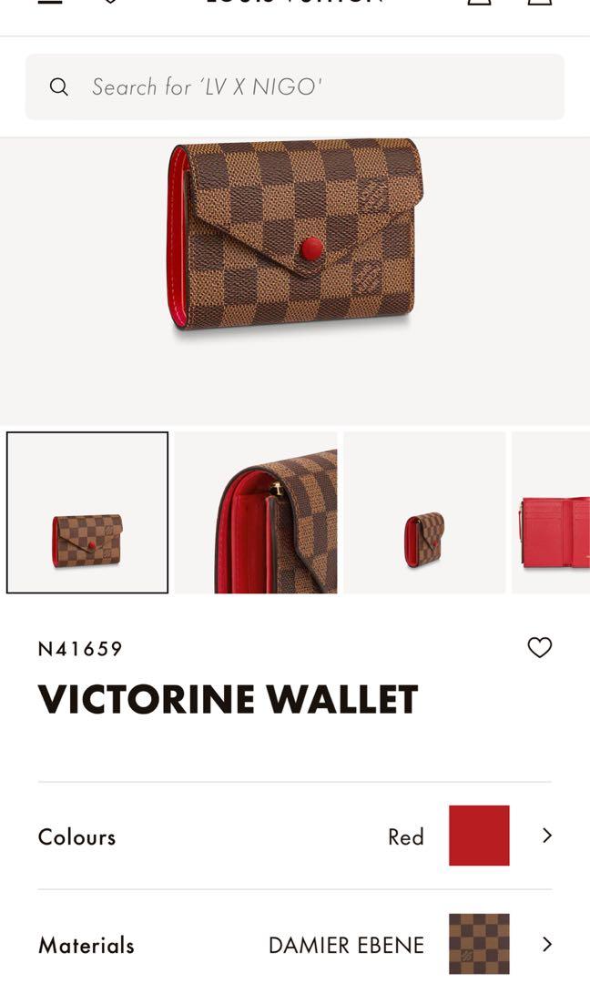 Shop Louis Vuitton PORTEFEUILLE VICTORINE Victorine Wallet (N41659