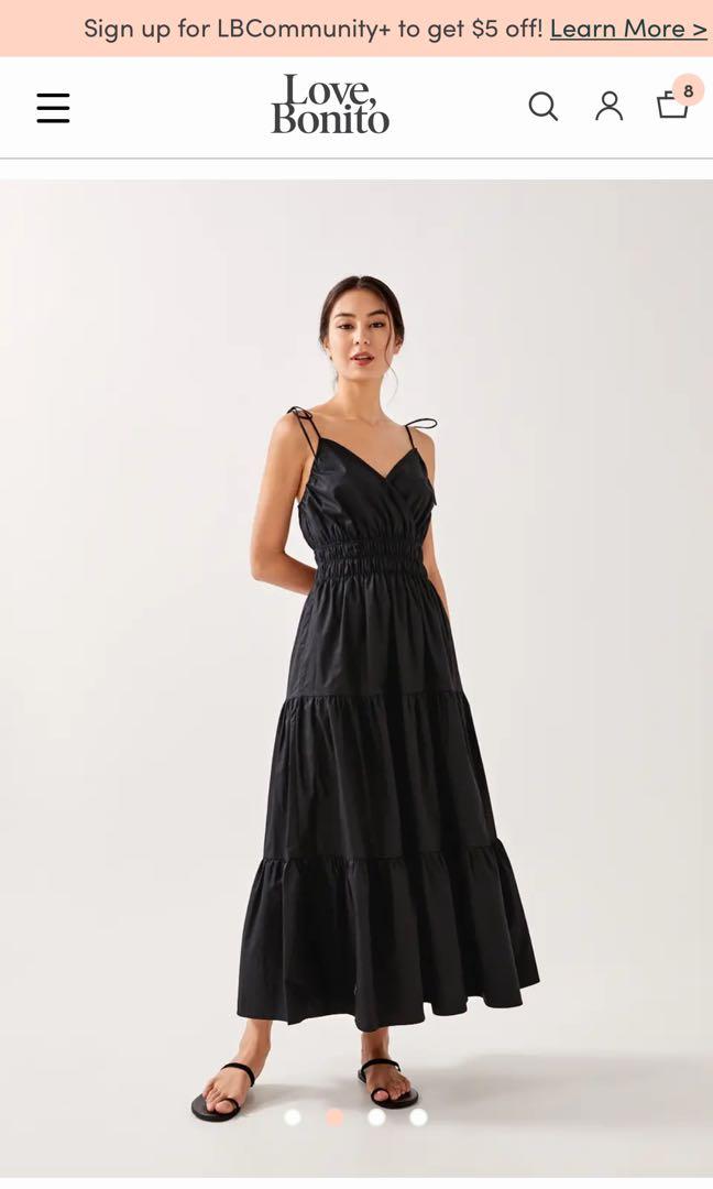 Alina plunge maxi dress shop