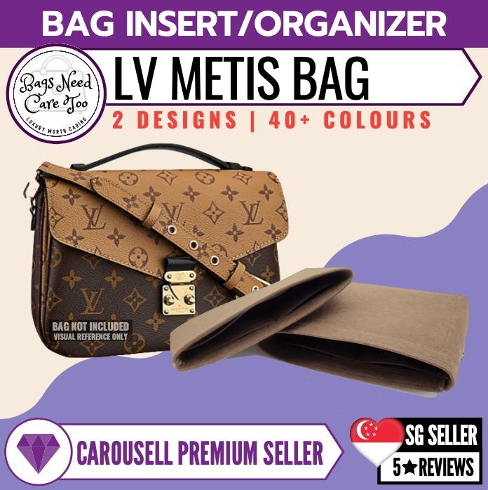 LV Pochette Metis Inner Bag Insert Organiser/ Organizer, Luxury, Bags &  Wallets on Carousell