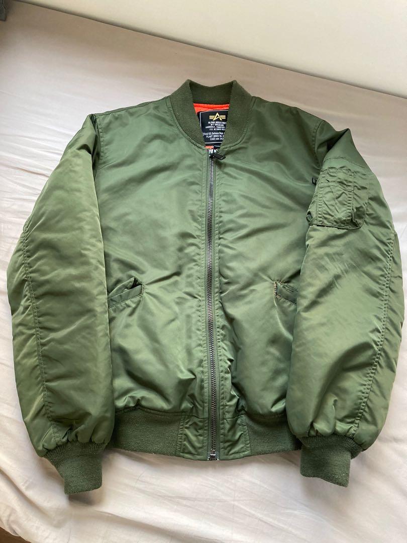 Ma 1 軍褸外套military Coat Bomber Jacket Windbreaker 風褸日系軍裝保暖冬季非alpha Industries Houston 男裝 外套及戶外衣服 Carousell
