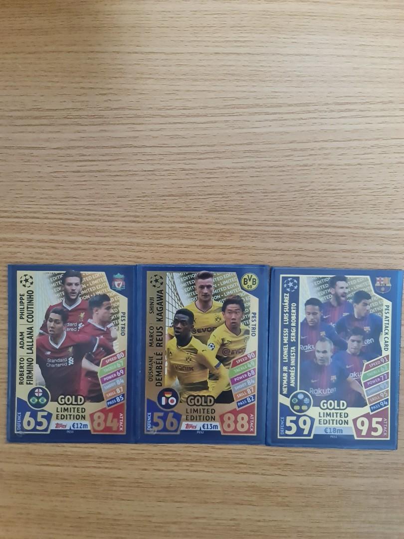 Match Attax Rare Cards - Football Cards, Hobbies & Toys, Memorabilia &  Collectibles, Vintage Collectibles on Carousell