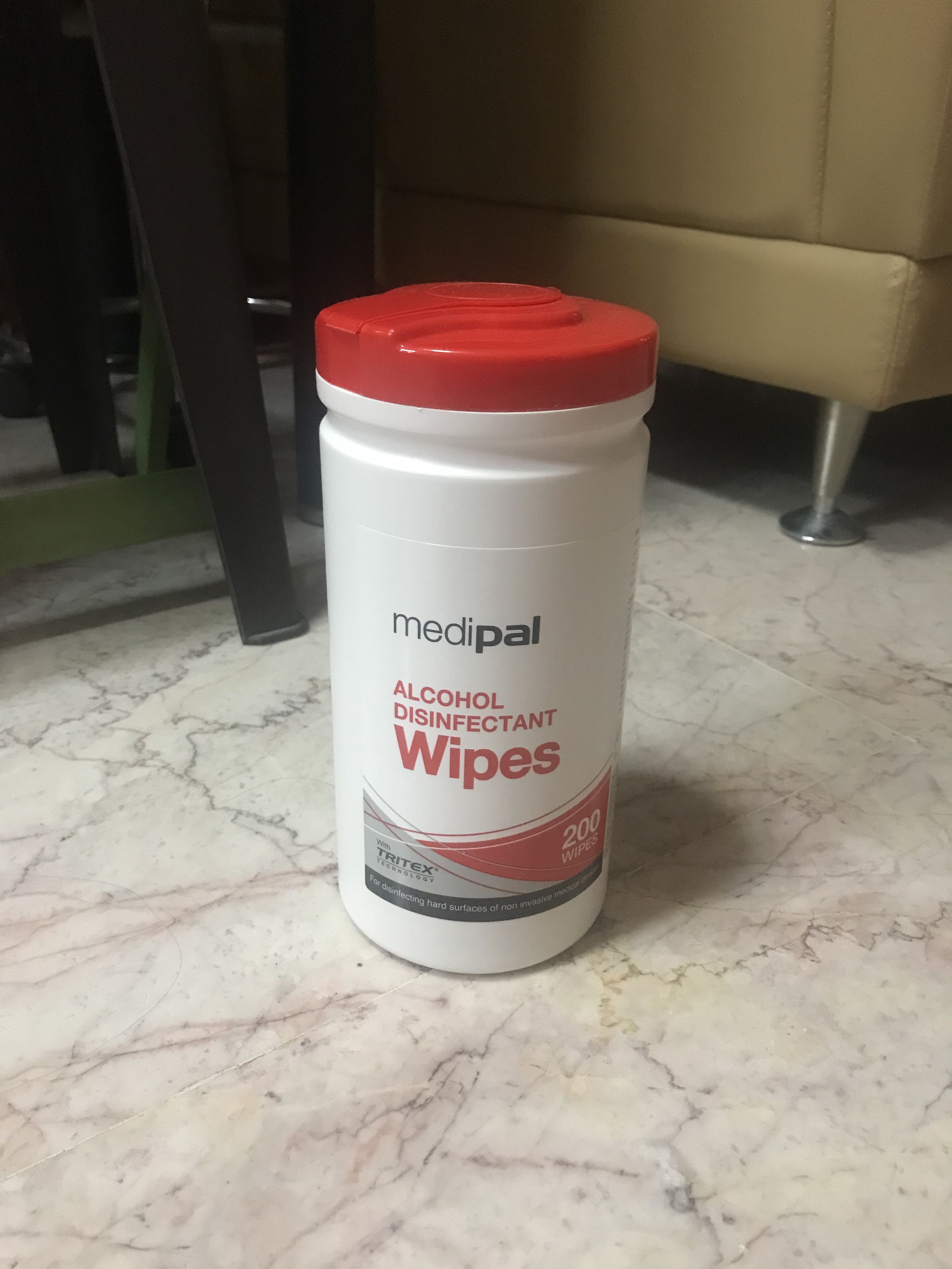 Medipal alcohol disinfectant wipes, Health & Nutrition, Medical