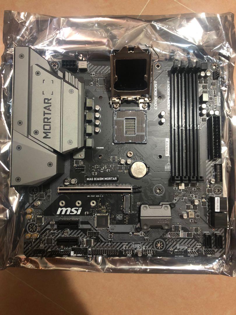 MSI MAG B365M MORTAR, 電腦 ＆ 平板電腦, 電腦 - Carousell