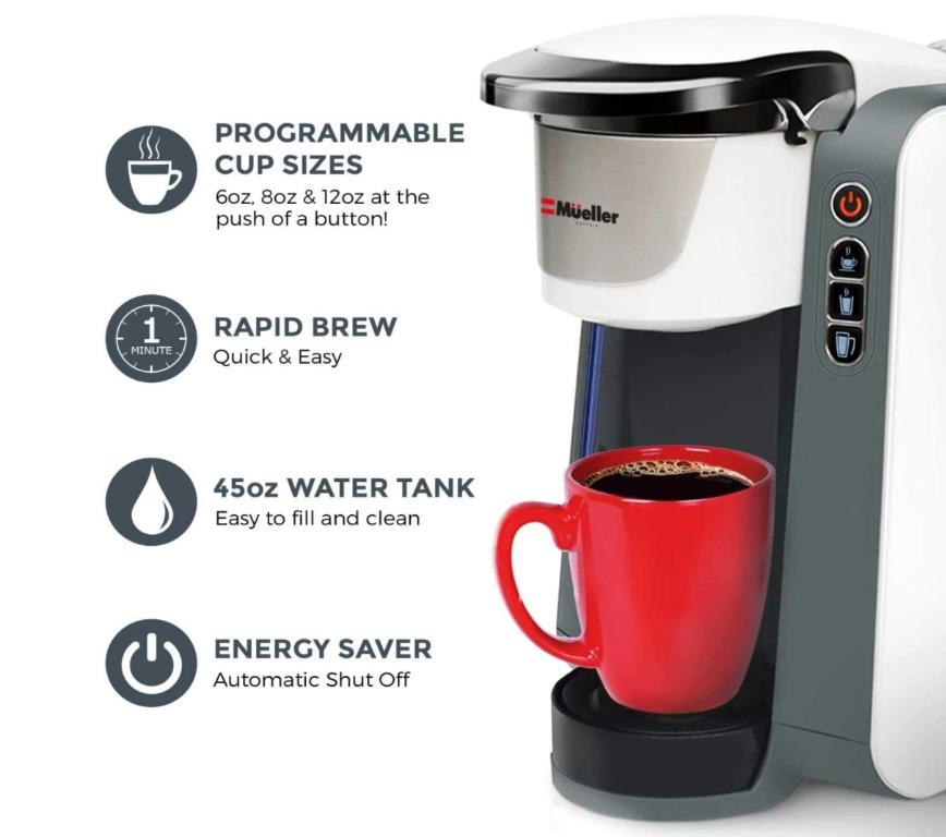 Mueller K Cup Coffee Maker Single Server Brewer Furniture Home Living Kitchenware Tableware Coffee Tea Tableware on Carousell