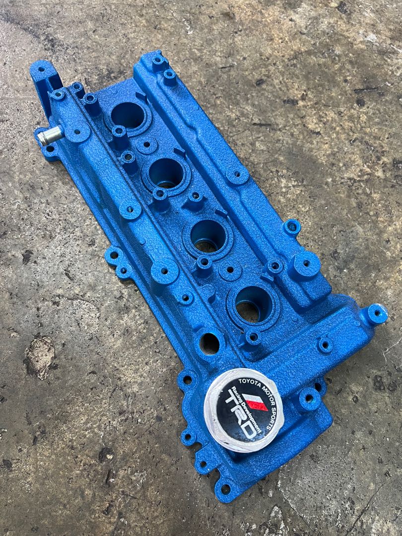 Myvi valve cover + TRD oil cap, Auto Accessories on Carousell