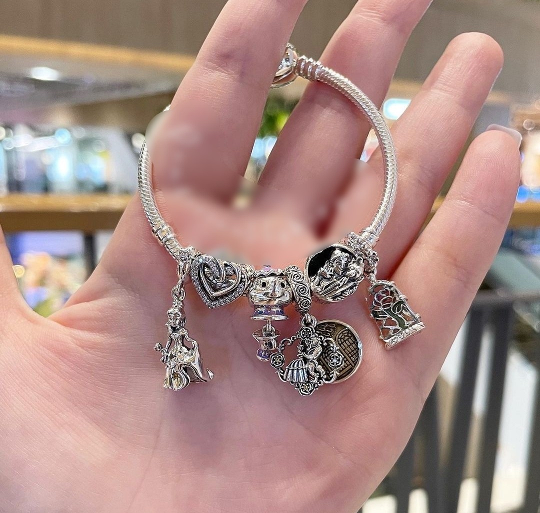 Pandora disney bracelet beauty deals and the beast