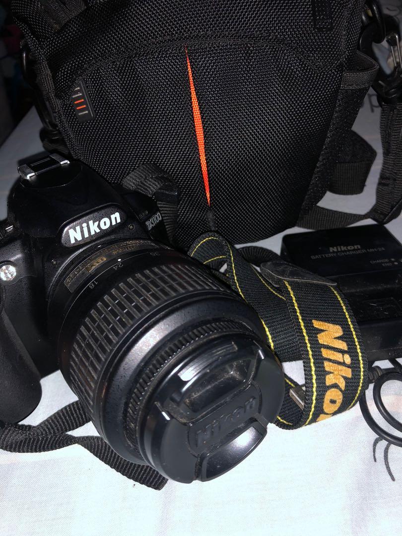 Nikon D3100 (Category: Cameras) located in Quezon City. Submitted by gurl_clutter (Listing ID 1128024941, Image 3). Description: Inclusions: -battery - camera bag - battery charger - connector.