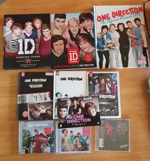 1D ONE DIRECTION ALBUMS AND BOOKS