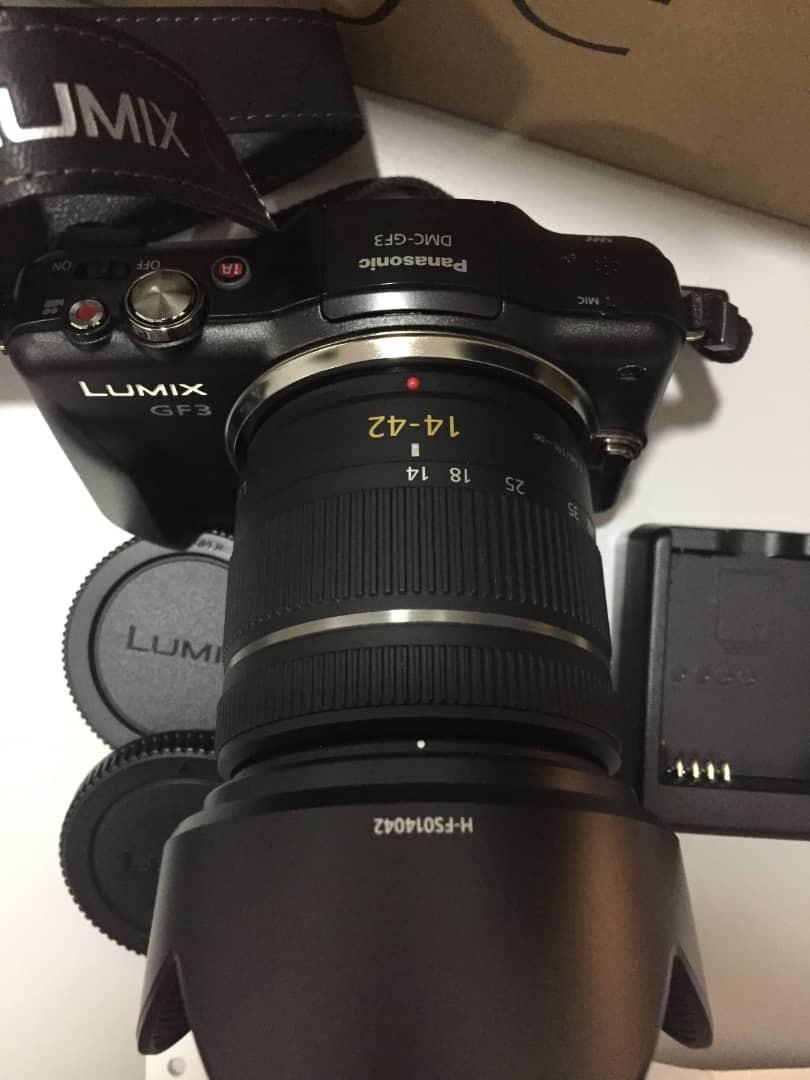 PANASONIC LUMIX GF3 (DMCGF3K), Photography, Lens & Kits on Carousell