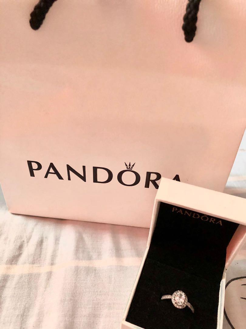 Pandora Ring (Category: Luxury Accessories) located in Quezon City. Submitted by gurl_clutter (Listing ID 1128018449, Image 3). Description: Legit Pandora Ring only used once. Size 5. With box and paper bag. Free lifetime cleaning in any pandora shops.
