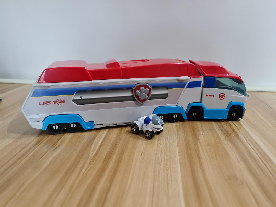 paw patrol transformer truck