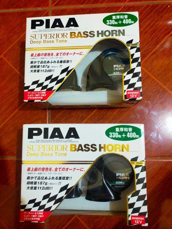 PIAA SPORTS HORN SUPER BASS, Car Parts & Accessories, Lightings, Horns ...