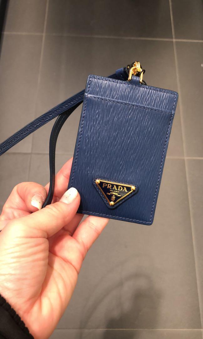 Prada leather lanyard, Luxury, Accessories on Carousell