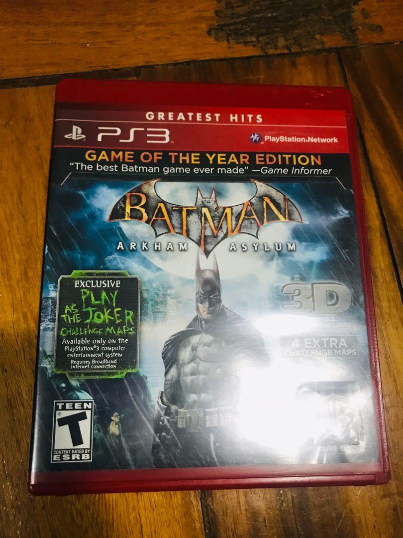 Batman: Arkham Asylum Game of the Year Edition (GH) - PS3