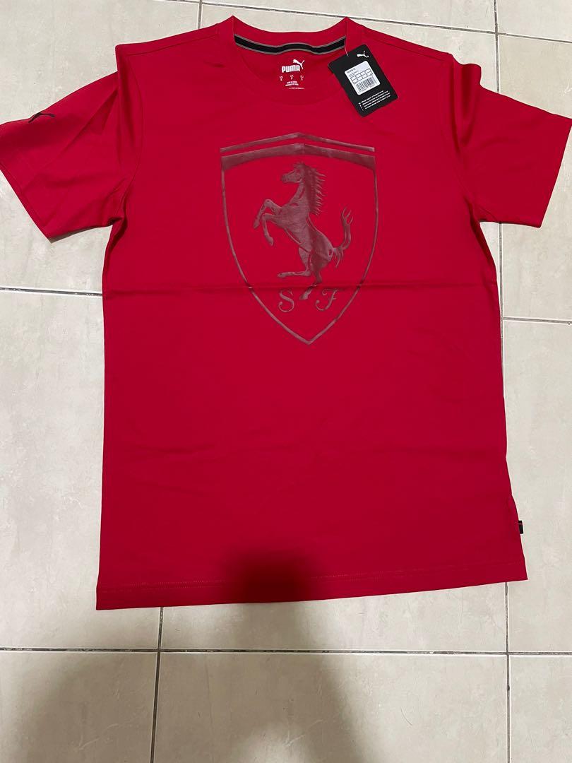 Puma ferrari red top t shirt