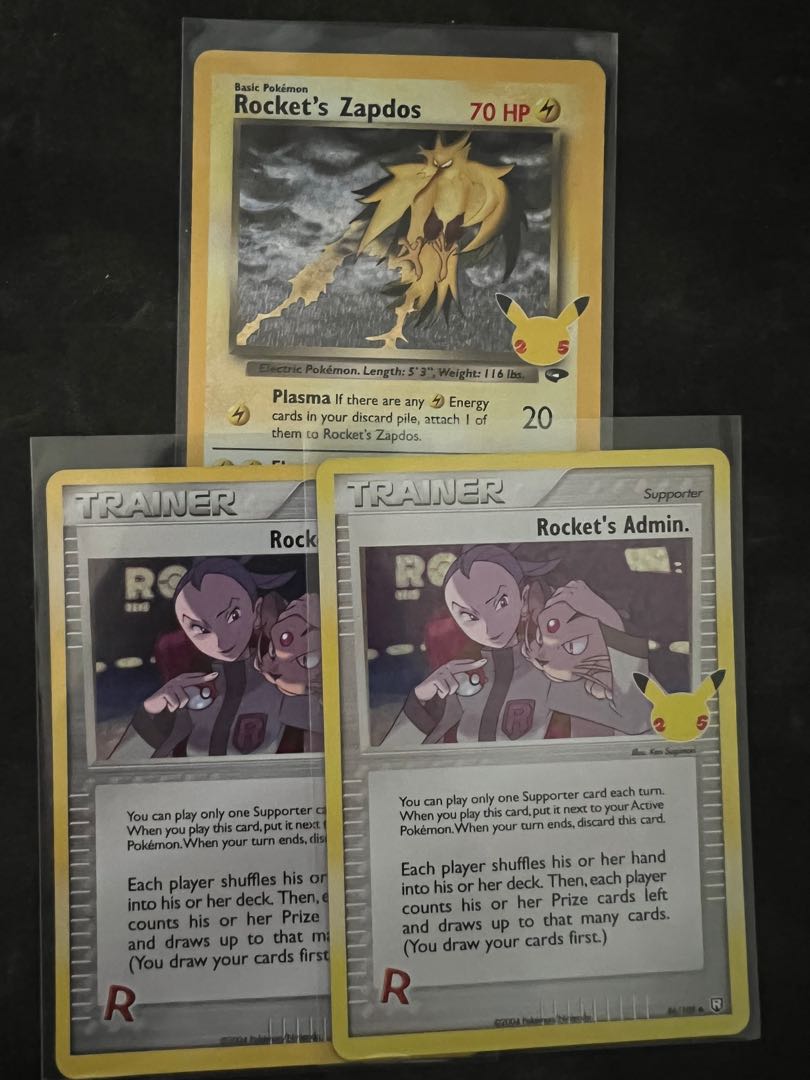 Generations Rockets Admin Rocket’s Admin Rocket’s Zapdos 25th celebraton, Hobbies & Toys, Toys ...