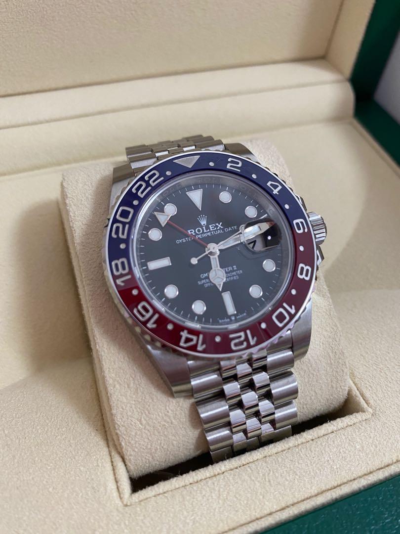 Rolex 126710BLRO GMT Master II Pepsi 2021 Brand New Watch, Men's Fashion,  Watches \u0026 Accessories, Watches on Carousell