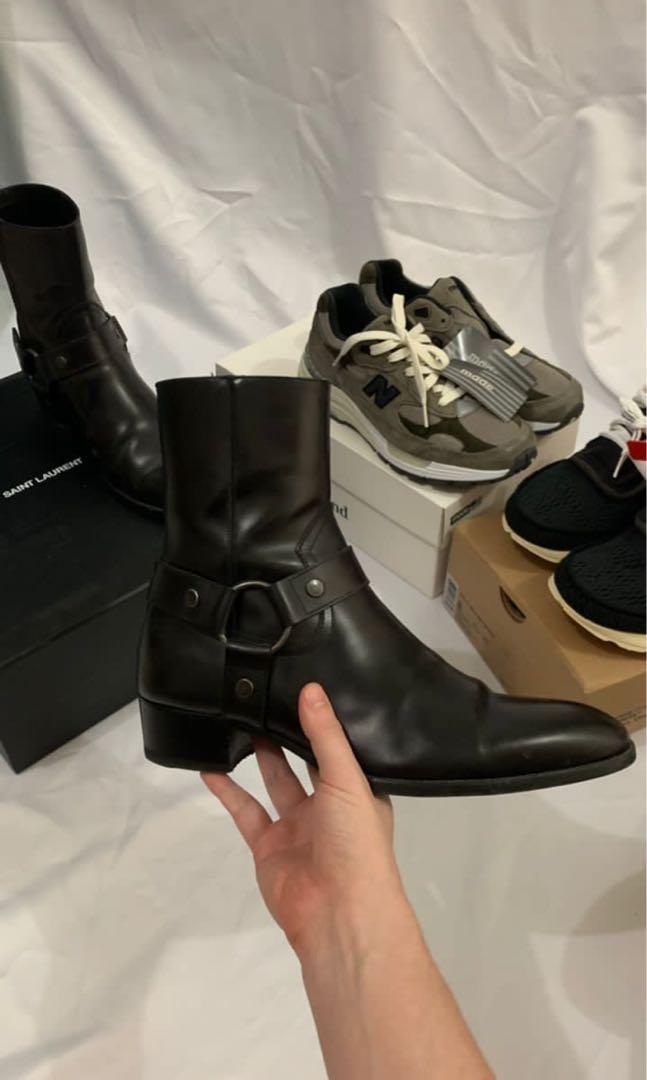 Saint Laurent YSL Wyatt Harness Boots Men s Fashion Footwear