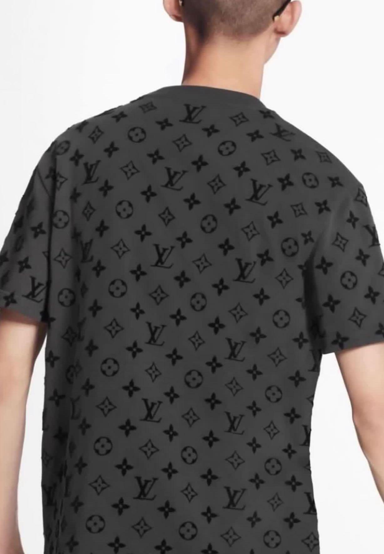 Louis Vuitton Louis Vuitton hook and loop monogram t shirt