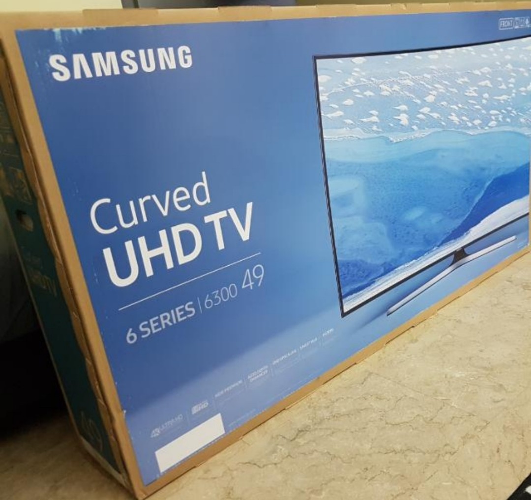Samsung 49inch curve TV UA49KU6300KXXS, TV & Home Appliances, TV
