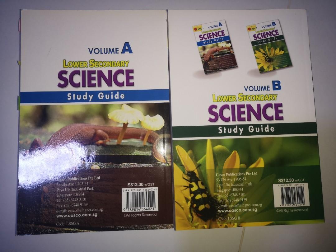 Science Study Guide (Category: Assessment Books) located in Singapore. Submitted by tknjeorgie (Listing ID 1128083920, Image 2). Description: For volume A, I've referred to it quite often but the condition of it is still super good. However, I thought I would be using volume B quite as much and hence bought it, but that didn't happen so volume B is brand new and not touched at all! Price can be discussed / negotiated, so don't hesitate to text me