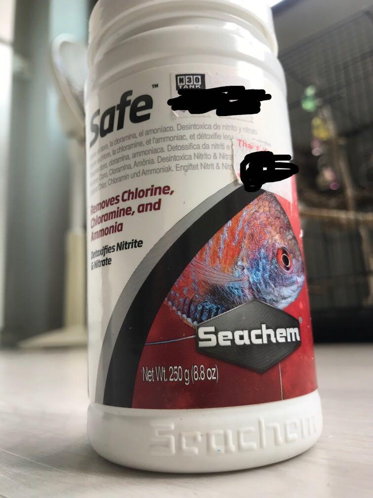 Seachem Safe powder dechlorinator concentrated powder individual