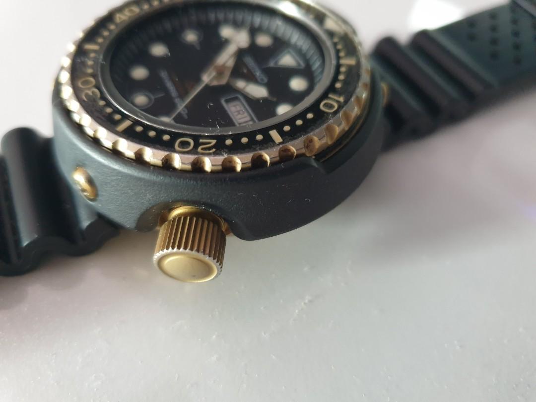 SEIKO GOLDEN TUNA 7549 7009 TITANIUM PROFESSIONAL DIVERS 600M
