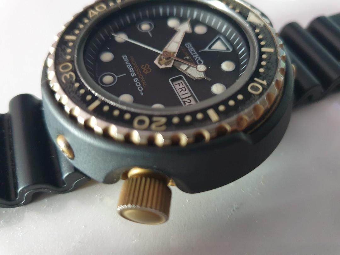 SEIKO GOLDEN TUNA 7549-7009 TITANIUM PROFESSIONAL DIVERS 600M (JAMES BOND  ROGER MOORE - FOR YOUR EYES ONLY WATCH), Men's Fashion, Watches &  Accessories, Watches on Carousell