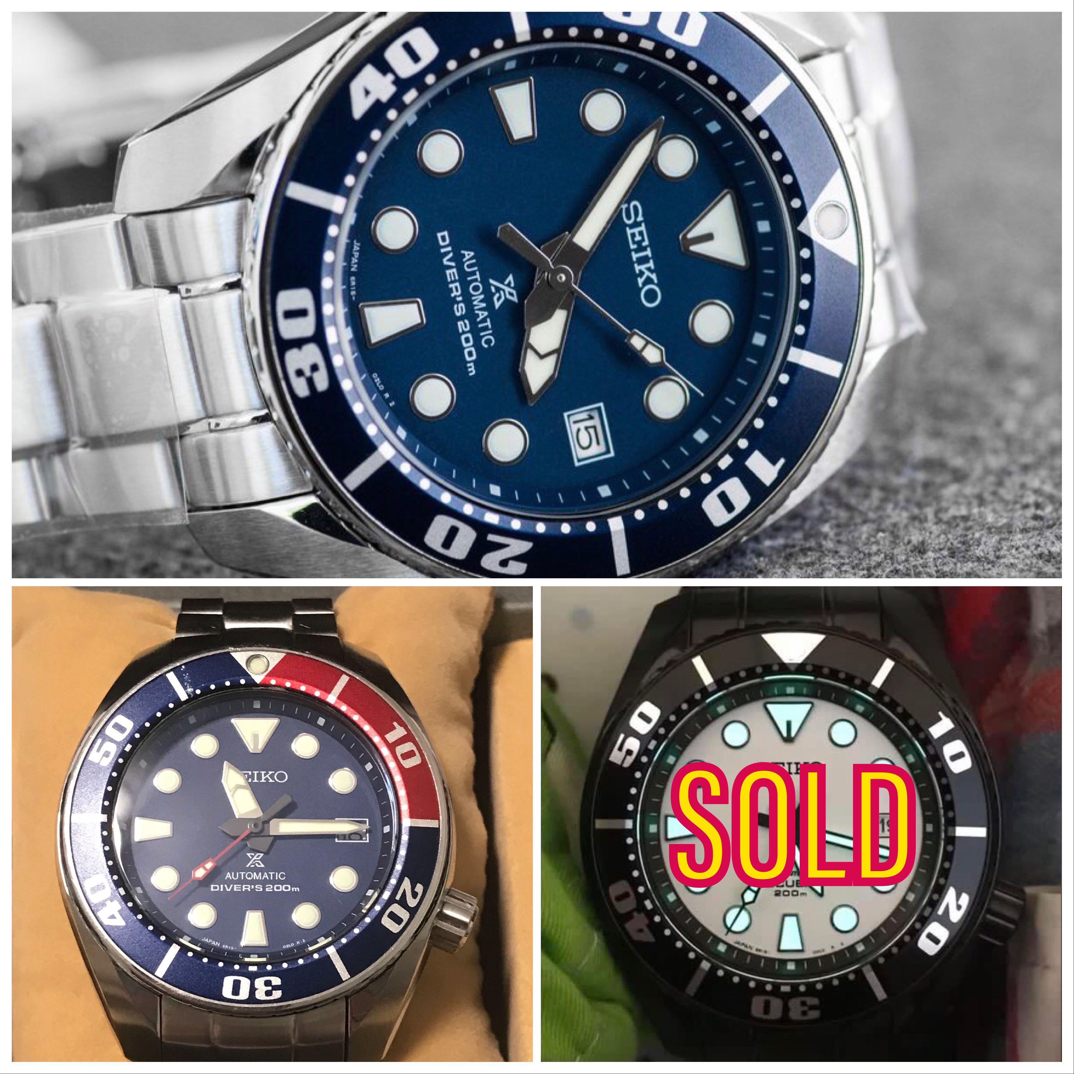 Seiko Sumo Blumo Pepsi Panda SBDC033 SBDC057, Men's Fashion, Watches &  Accessories, Watches on Carousell