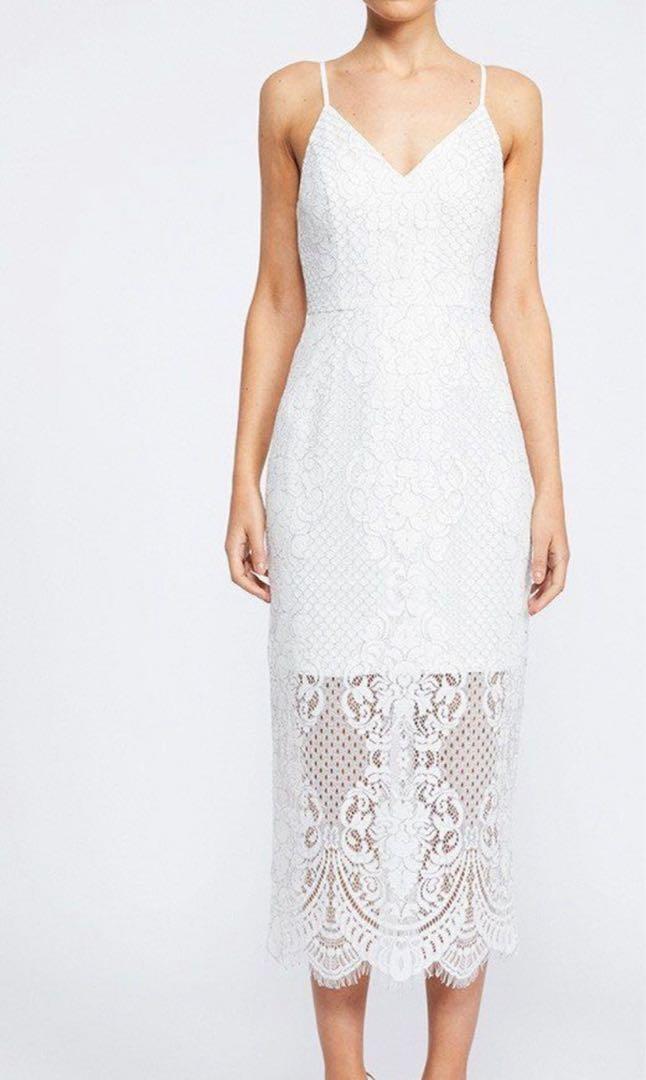 Shona joy white lace dress discount