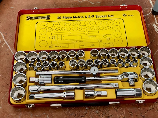 Sidchrome 40 piece socket set sale