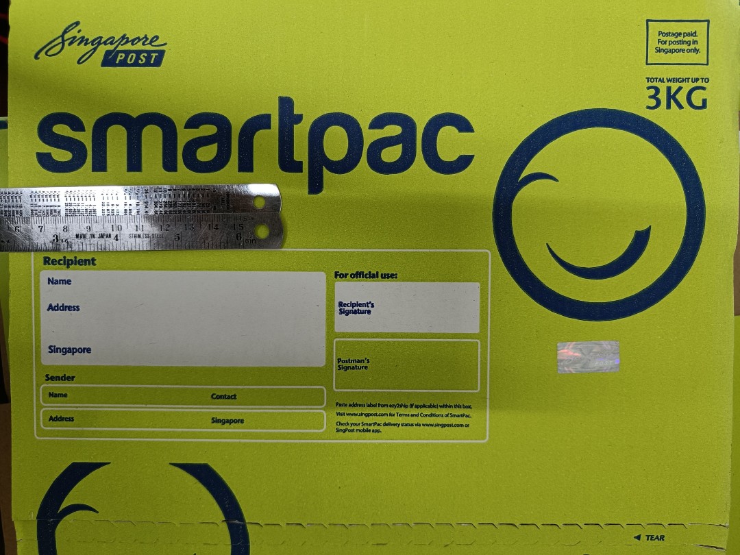 Smartpac Box 3kg X 10pcs (prepaid mail postage boxes), Everything Else