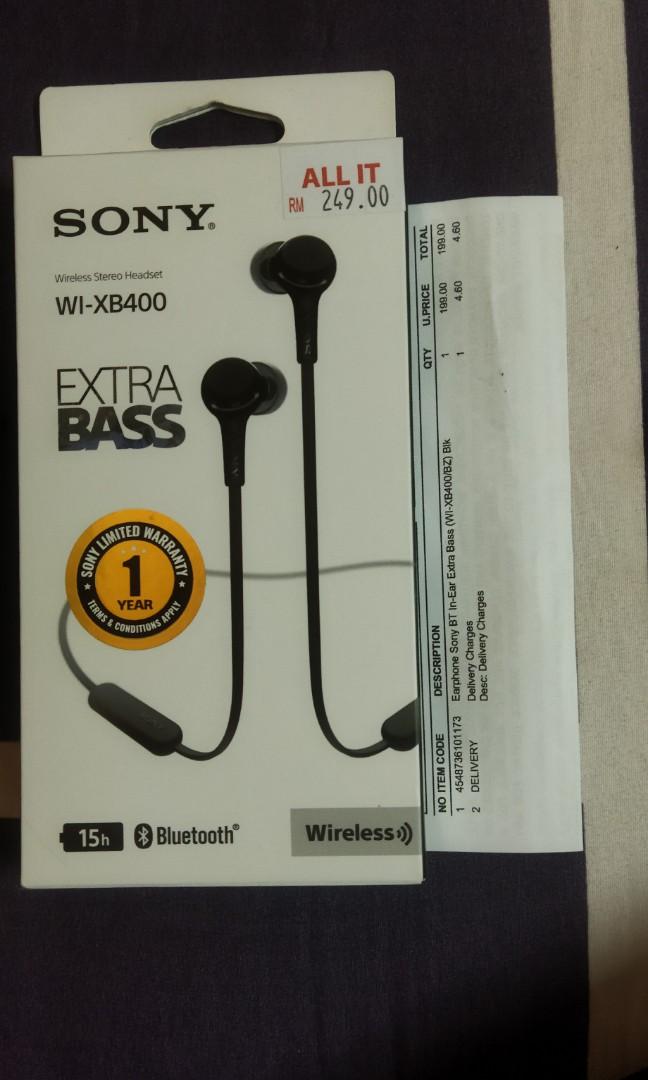 Audifonos sony xb 2025 400