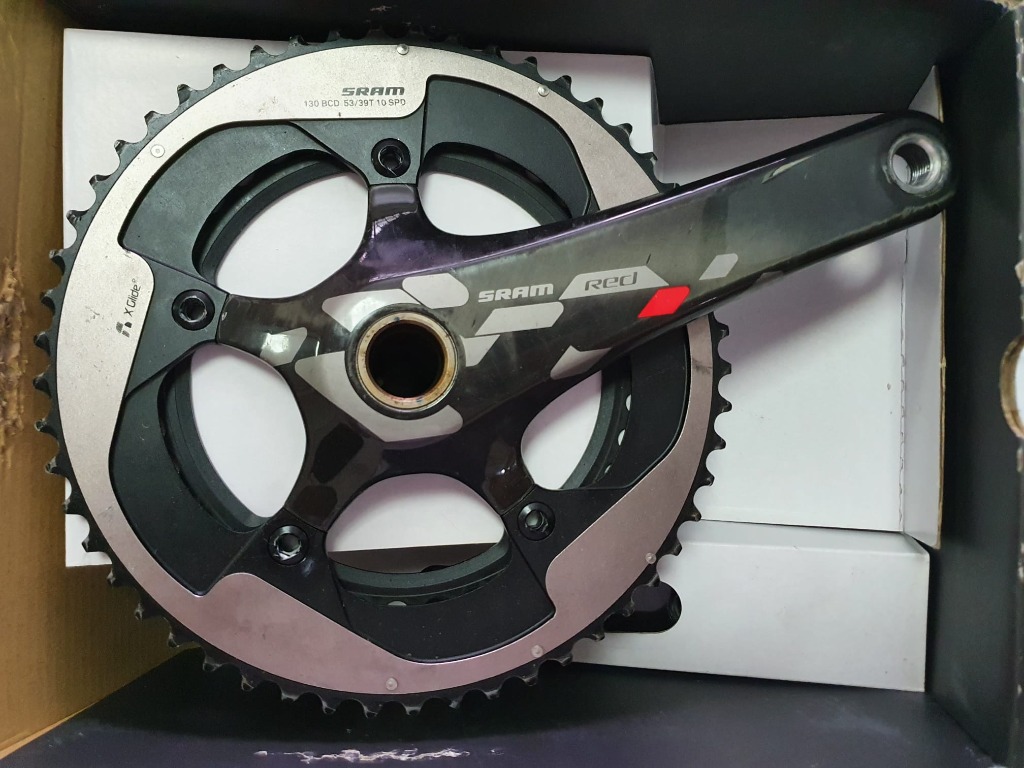 独特な SRAM スラム RED22 CRANK SET BB30 52 36 クランクセット