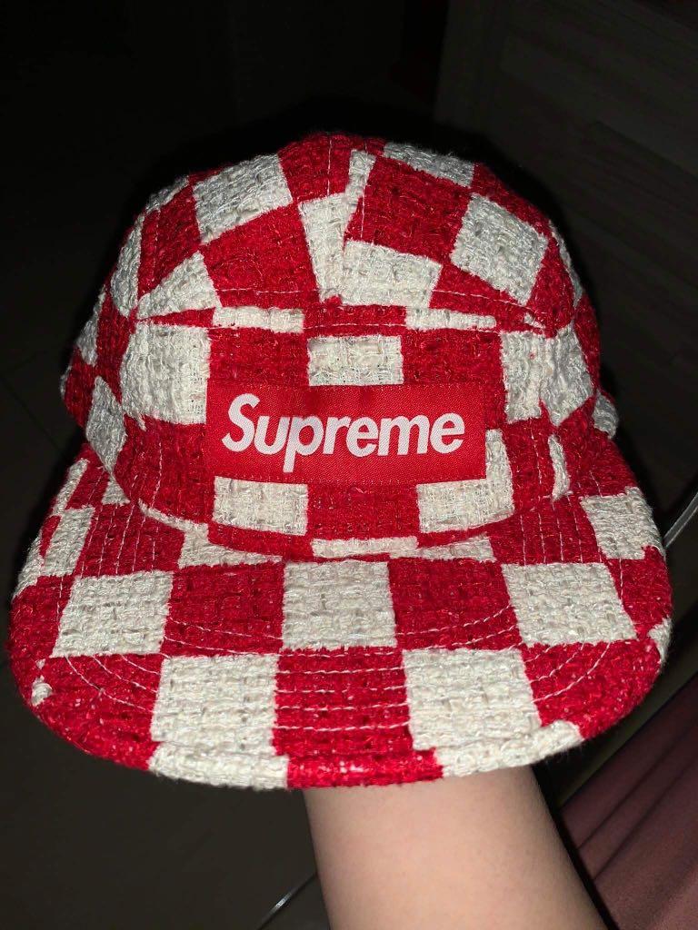 Supreme checkerboard hat store