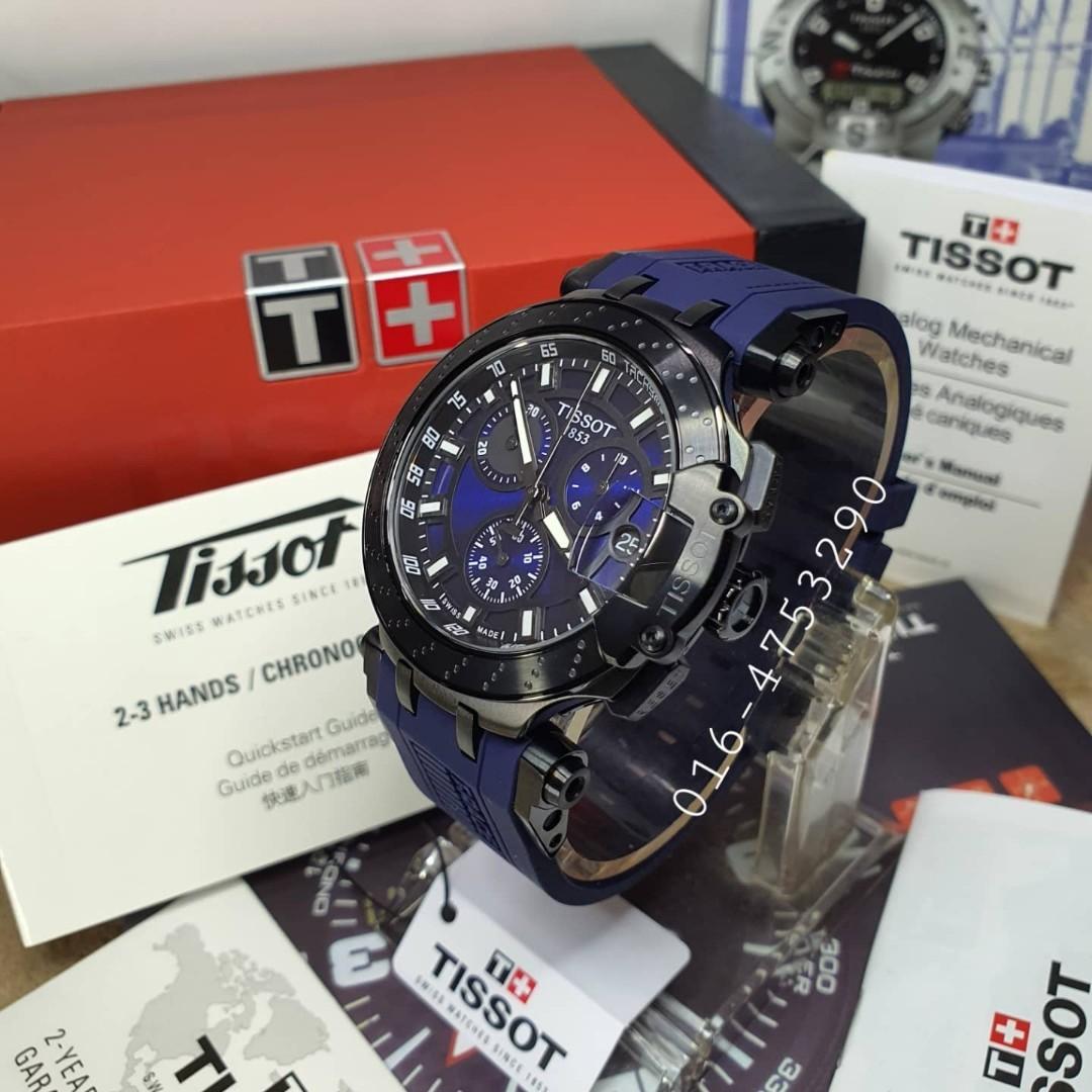 Tissot t discount race blue strap