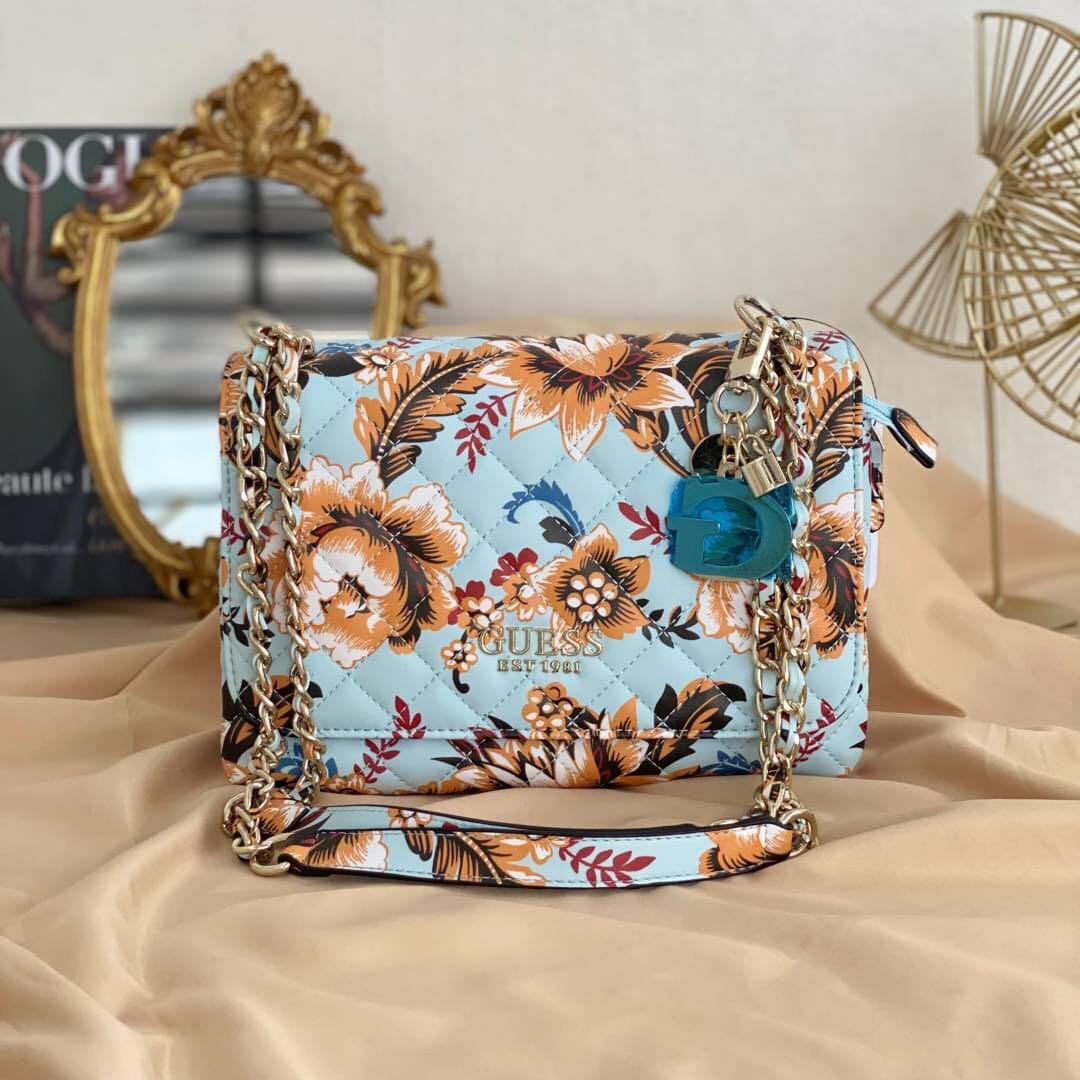 Guess floral sling shop bag