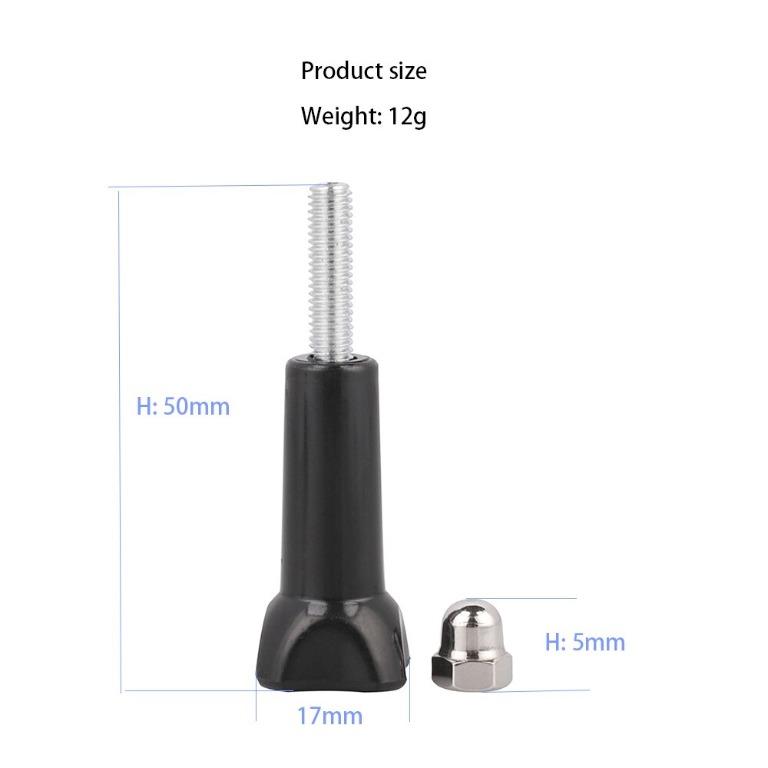 TELESIN 3 in 1 Tripod Mount Adapter Thumb Screw 1/4 Accessory Converter Base for GoPro HERO 11 10 9 8 7 6 5 / Insta360 ONE X3 X2 RS / DJI OSMO ACTION Camera62863062703619111