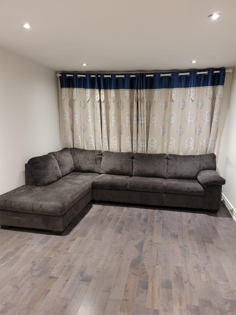 Morty clearance grey sectional