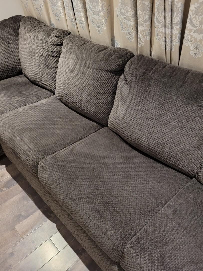 The Brick Morty 2 Piece Chenille Left Facing Sectional Home