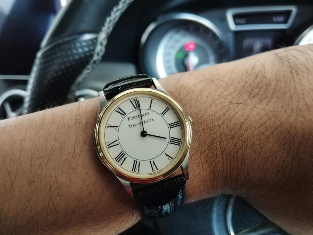 Tiffany and co portfolio men s outlet watch